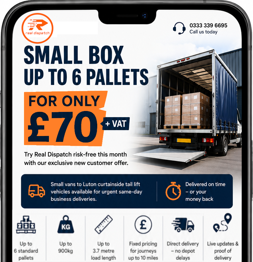Same-Day Courier UK | Direct Reliable Delivery | Real Dispatch